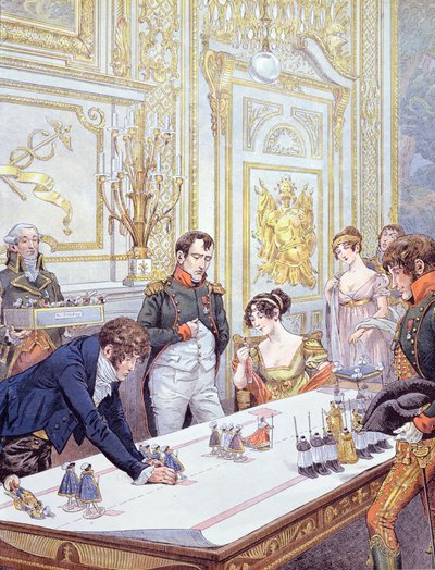 Napolyon (1769-1821) ve eşi Josephine (1763-1814) Taç Giyme Törenine Hazırlanıyor, G. Montorgueil