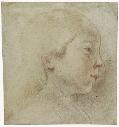 Çocuğun başı, sağda by Jacques Jordaens