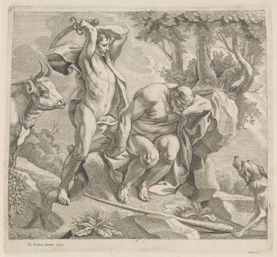 Merkür ve Argus by Jacques Jordaens
