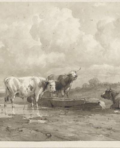 Bir kraliçenin oval portresi by Jacques Kuyper