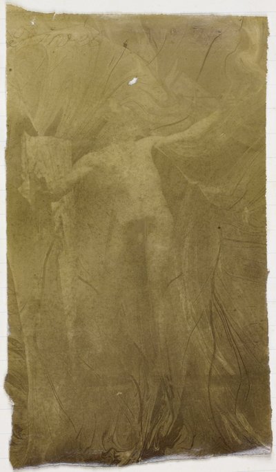 Jacques de Lalaing'in stüdyosunda önden duran bir erkek çıplak modelin incelenmesi by Jacques Lalaing (attributed to)