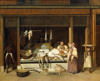 John Young ve Oğulları, Balık Satıcıları, by Jacques-Laurent Agasse