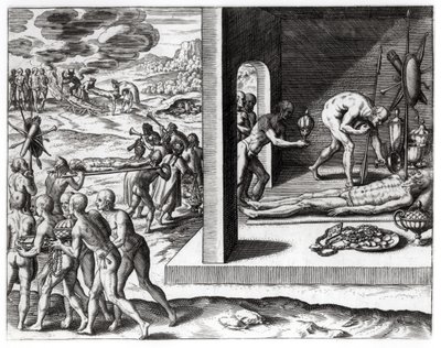 Theodor de Bry (1525-75), 1602 tarafından yazılmış ve kazınmış 