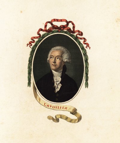 Antoine Lavoisier, Fransız kimyager, ekonomist ve asilzade.1805 (gravür) by Jacques Louis (after) David