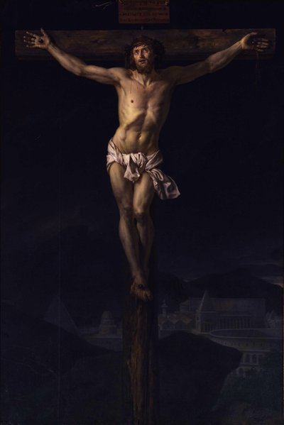 Çarmıhtaki İsa by Jacques Louis David