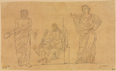 Tanrılar ve Tanrıça by Jacques Louis David