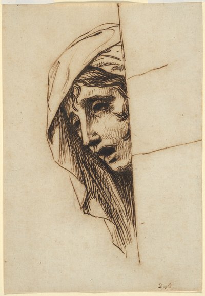 Bir Kadın Başı by Jacques Louis David
