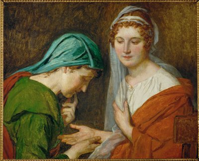 La Bonne Aventure ... (tuval üzerine yağlıboya) by Jacques Louis David