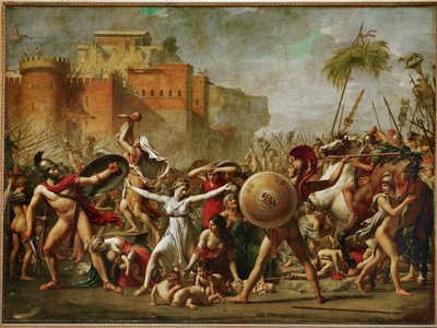 Les Sabines - Sabine kadınları savaşı durduruyor ... by Jacques Louis David
