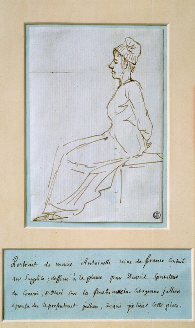 Marie Antoinette işkenceye yol açtı (1755 - 1793). Jacques Louis David