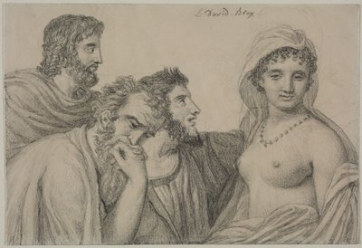 Phryné Yargıçlarının Önünde by Jacques Louis David