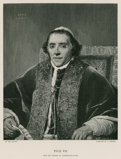 Papa Pius VII by Jacques Louis David