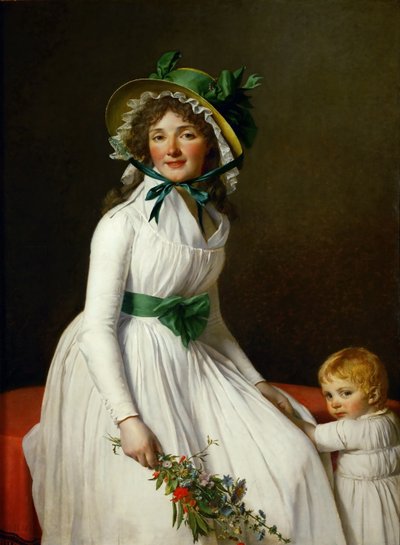 Madam Pierre Seriziat ve oğlu Emile