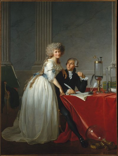 Monsieur de Lavoisier ve Karısı, kimyager Marie-Anne Pierrette Paulze