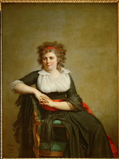 Robertine Tourteau, Orvilliers Markizesi ... by Jacques Louis David