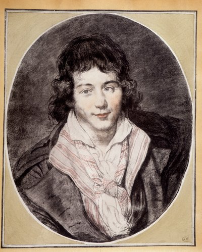 Kendi portresi, Jacques-Louis David by Jacques Louis David