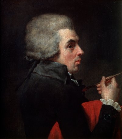 Otoportre, c1789. by Jacques Louis David