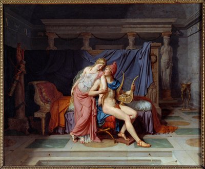 Paris ve Helene aşkı. Jacques Louis David