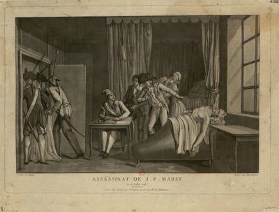 Jean-Paul Marat Suikastı, 1793. by Jacques Marchand