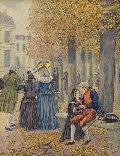 Napolyon ve kız kardeşi Elisa by Jacques Marie Gaston Onfray de Breville (Job)