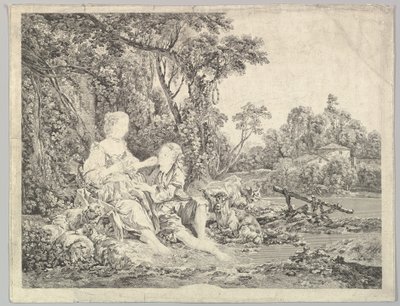Pensant-ils au Raisin Üzümü Düşünüyorlar, 18. yüzyıl. by Jacques Philippe Le Bas