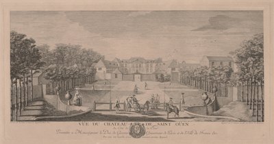 Mahkemeden Chateau Saint Ouen. by Jacques Rigaud