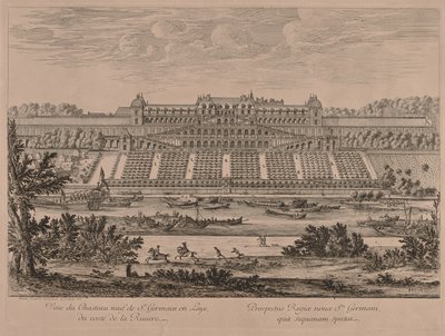 Nehirden St. Germain en Laye Şatosu. by Jacques Rigaud