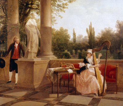 Roma yaşamından bir sahne by Jacques Sablet
