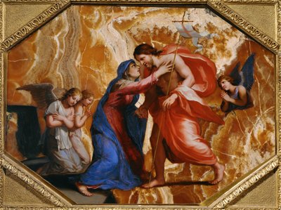 İsa Mesih recoit la Vierge dans le ciel - Mesih Bakire