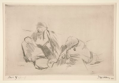 Bölgeler (Yerel Konsey Katipleri) by Jacques Villon