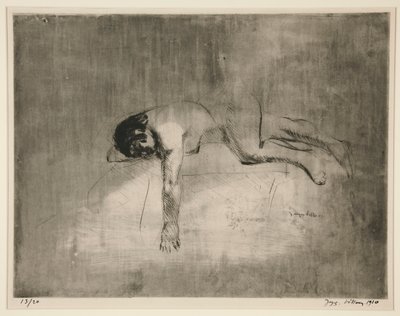Kanepe yok mu? (Yatan Çıplak) by Jacques Villon