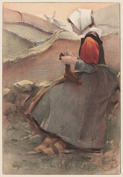 Moor Çiçeği, 1897. by Jacques Wely