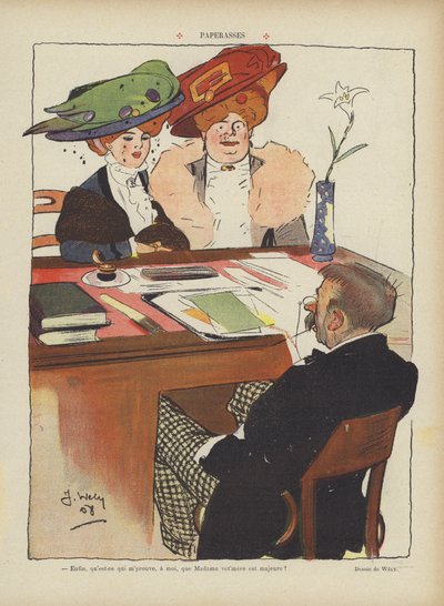 Le Rire için İllüstrasyon by Jacques Wely