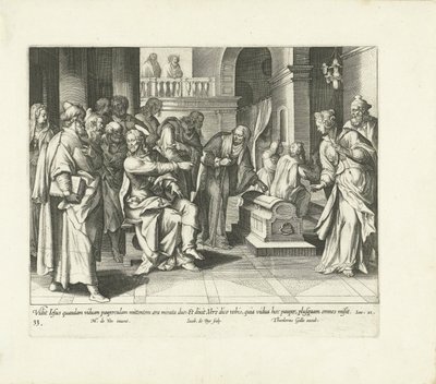 Zavallı dul kadının cömertliği Vita, passio et resvrrectio Iesv Christi (dizi başlığı) Mesih