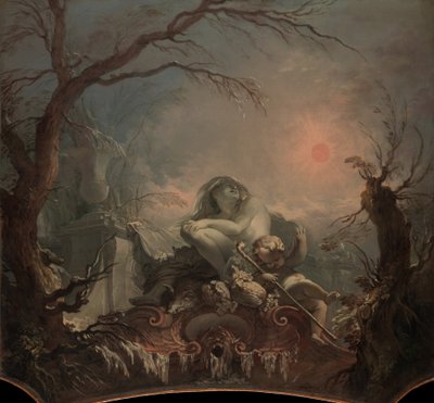Kış Alegorisi. by Jacques de Lajoue II