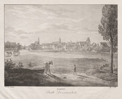 Bavyera, Donauwöhrt şehri by Jakob Alt