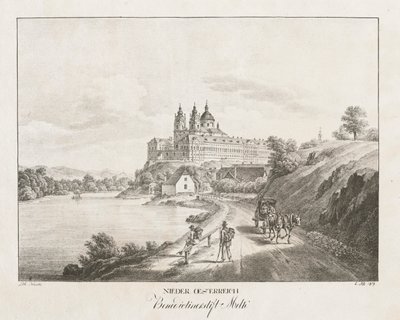 Aşağı Avusturya, Melk'teki Benedictine Manastırı by Jakob Alt