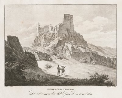 Aşağı Avusturya, Kalenin kalıntıları by Jakob Alt