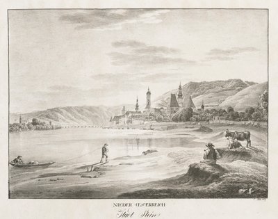 Aşağı Avusturya, Stein Şehri, 1819. by Jakob Alt
