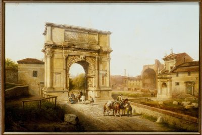 Roma, Titus Kemeri / resim, Jakob Alt, 19. yüzyıl by Jakob Alt