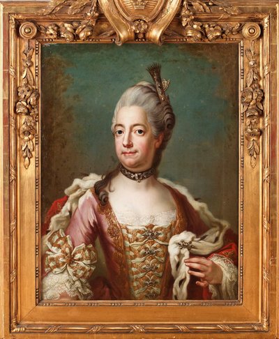 Louise Ulrique (Louise-Ulrique) of Prussia (1720-1782), İsveç Kraliçesi - Tablo Jakob Bjoerk (1726-1793), tuval üzerine yağlıboya, 73x55 cm - Louisa Ulrika of Prussia, Tuval üzerine yağlıboya Jakob Bjoerk - Özel Koleksiyon by Jakob Björk