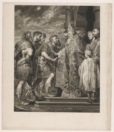 St. Ambrosius, İmparator Theodosius