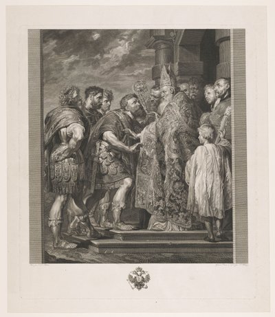 St. Ambrosius, İmparator Theodosius