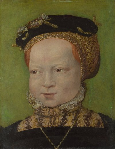 Bir Kızın Portresi, 1545 civarı by Jakob Seisenegger