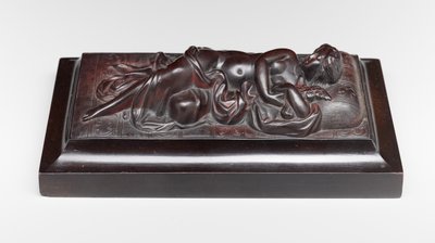 uzanmış kadın (abanoz) by James Pradier