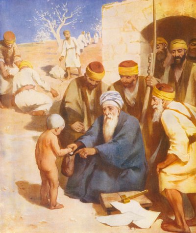 Kutsal Topraklar: Parti ve çizgi (renkli taşbaskı) by James (after) Clark