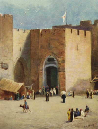 Yafa; veya "Balık Kapısı" (renkli taş) by James (after) Clark