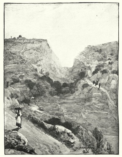 ಕಿಂಗ್ಸ್ ಡೇಲ್, ಜೆರುಸಲೆಮ್ (ಲಿಥೋ) ಟರ್ಕ್ by James (after) Clark