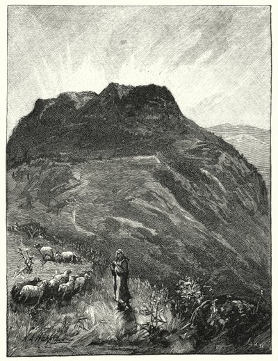 Geleneksel Güzellikler Dağı (lito) by James (after) Clark