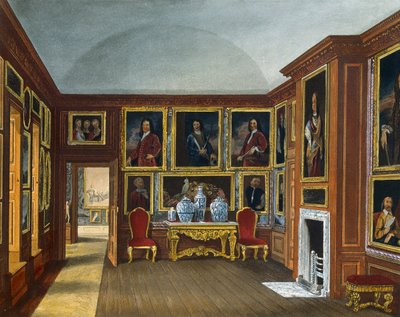 Amiraller Galerisi, Daniel Havell (1785-1826) tarafından yapılan gravür, James Stephanoff